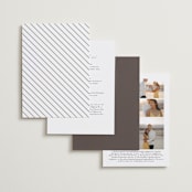 "Regal" - Wedding Invitations in Porcelain by Nicole Walsh - Back of Card Options