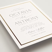 "Regal" - Wedding Invitations in Porcelain by Nicole Walsh - Detail