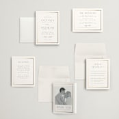 "Regal" - Wedding Invitations in Porcelain by Nicole Walsh - Invitation Suite