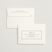 "refined" - Wedding Invitations in Deep Olive by Nicole Walsh - FREE Recipient Addressing