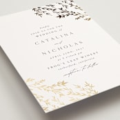 "Swoon" - Wedding Invitations in Cotton by Carolyn Nicks - Detail
