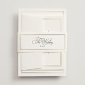 "tompouce" - Wedding Invitations in Diamond by chocomocacino - Assembled with Belly Band
