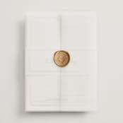 "tompouce" - Wedding Invitations in Diamond by chocomocacino - Assembled with Vellum Wrap and Wax Seal