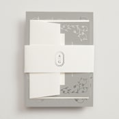 "cantuccini" - Wedding Invitations in Moon by chocomocacino - Assembled with Belly Band