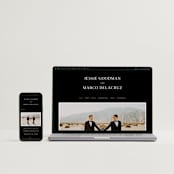 "Black Tie Affair" - Wedding Invitations in Onyx by Hooray Creative - FREE Wedding Website