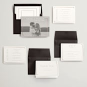 "Bellino" - Wedding Invitations in Snow by AK Graphics - Invitation Suite