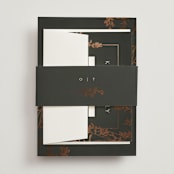 "Quince" - Wedding Invitations in Ivy by Kelly Schmidt - Assembled with Belly Band