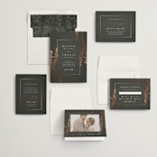 "Quince" - Wedding Invitations in Ivy by Kelly Schmidt - Invitation Suite