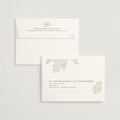 "Heirloom Branches" - Wedding Invitations in Cream by GeekInk Design - FREE Recipient Addressing