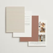 "Together" - Wedding Invitations in Cream Puff by Pixel and Hank - Back of Card Options