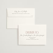 "Together" - Wedding Invitations in Cream Puff by Pixel and Hank - FREE Recipient Addressing