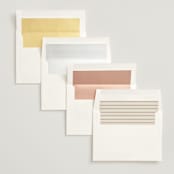 "Together" - Wedding Invitations in Cream Puff by Pixel and Hank - Envelope Liner Options