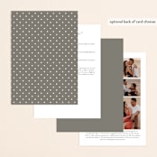 "Daydream" - Wedding Invitations in Ebony by Jennifer Postorino - Back of Card