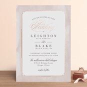 "Forever Elegant" - Wedding Invitations in Mauve by Hooray Creative - Front