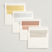 "Classic Line Frame" - Wedding Invitations in Silk by Wildfield Paper Co - Envelope Liner Options