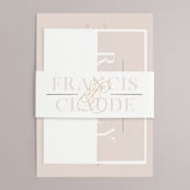 "Lovely Day" - Wedding Invitations in Rose Quartz by Leah Bisch - Assembled