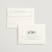 "Garden Serenity" - Wedding Invitations in Greenery by Itsy Belle Studio - FREE Recipient Addressing