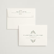 "Illuminated Storybook" - Wedding Invitations in Evergreen by Alethea and Ruth - FREE Recipient Addressing