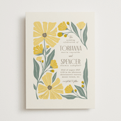 "storybook garden" - Wedding Invitations in Buttercup by Karidy Walker - Front