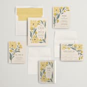"storybook garden" - Wedding Invitations in Buttercup by Karidy Walker - Invitation Suite