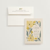 "storybook garden" - Wedding Invitations in Buttercup by Karidy Walker - Invitation with Envelope
