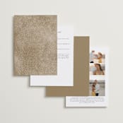 "Flicker" - Wedding Invitations in Sparkle by Pixel and Hank - Back of Card Options
