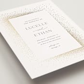 "Flicker" - Wedding Invitations in Sparkle by Pixel and Hank - Detail