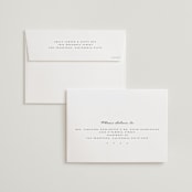 "Defined" - Wedding Invitations in Snow by mo kelley - FREE Recipient Addressing