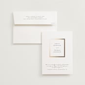 "Defined" - Wedding Invitations in Snow by mo kelley - Invitation with Envelope