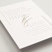 "Ampersand glam" - Wedding Invitations in Powder by Creo Study - Detail