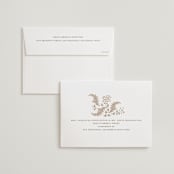 "French Train" - Wedding Invitations in Rose by Ani Somi - FREE Recipient Addressing