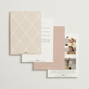 "Aperol" - Wedding Invitations in Chiffon by Kristie Kern - Back of Card Options