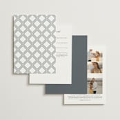 "The Ritz" - Wedding Invitations in Quartz by Kristie Kern - Back of Card Options