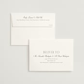 "The Ritz" - Wedding Invitations in Quartz by Kristie Kern - FREE Recipient Addressing