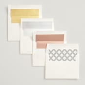 "The Ritz" - Wedding Invitations in Quartz by Kristie Kern - Envelope Liner Options