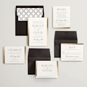 "The Ritz" - Wedding Invitations in Quartz by Kristie Kern - Invitation Suite