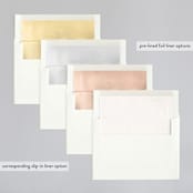 "Solaris" - Wedding Invitations in Blush by Kristie Kern - Envelope Liner Options