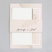 "Solaris" - Wedding Invitations in Blush by Kristie Kern - Assembled
