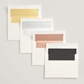 "Over Monogram" - Wedding Invitations in Stormy by Jessica Williams - Envelope Liner Options