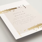 "Modern Serene" - Wedding Invitations in Blush by Hannah Williams - Detail
