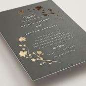 "raffiné" - Wedding Invitations in Obsidian by Benita Crandall - Detail