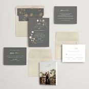 "raffiné" - Wedding Invitations in Obsidian by Benita Crandall - Invitation Suite