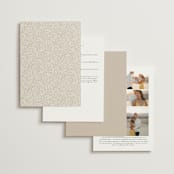 "Trailing Vines" - Wedding Invitations in Almond by Erin L. Wilson - Back of Card Options