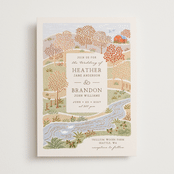 "Countryside" - Wedding Invitations in Autumnal by Paper Sun Studio - Front