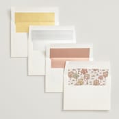 "Countryside" - Wedding Invitations in Autumnal by Paper Sun Studio - Envelope Liner Options