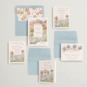 "Countryside" - Wedding Invitations in Autumnal by Paper Sun Studio - Invitation Suite
