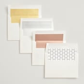 "postcard" - Wedding Invitations in Snow by Kaydi Bishop - Envelope Liner Options