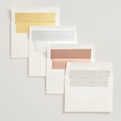 "Walnut" - Wedding Invitations in Linen by Blustery August - Envelope Liner Options