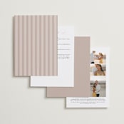 "Champagne" - Wedding Invitations in Rose by Ani Somi - Back of Card Options