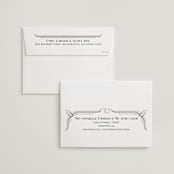 "Geometric Deco" - Wedding Invitations in Midnight by GeekInk Design - FREE Recipient Addressing
